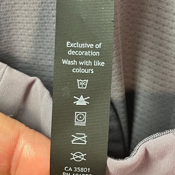 Lululemon The T.H.E. Short 9" Pique Mesh Training Athletic Shorts Bermuda Gray X - Picture 7 of 7